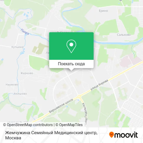 Карта Жемчужина Семейный Медицинский центр