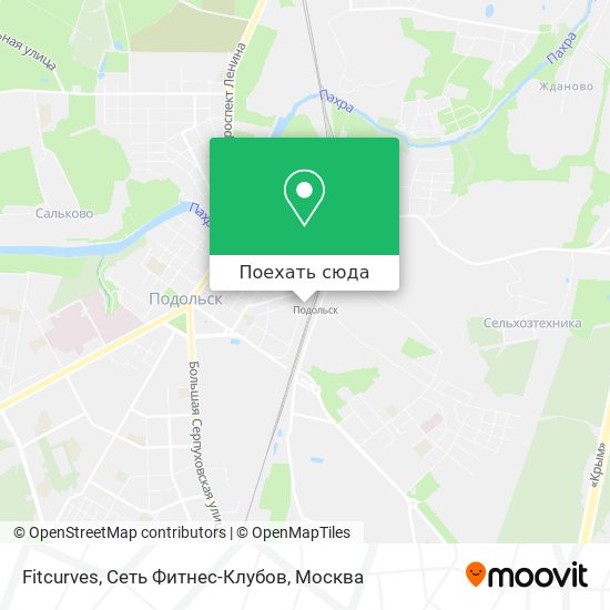 Карта Fitcurves, Сеть Фитнес-Клубов