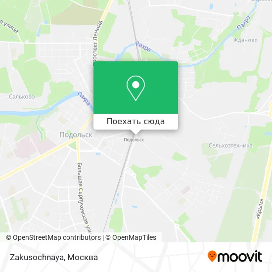 Карта Zakusochnaya