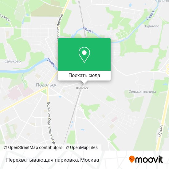 Карта Перехватывающая парковка