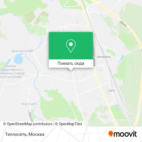 Карта Теплосеть