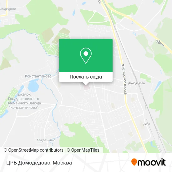 Карта ЦРБ Домодедово