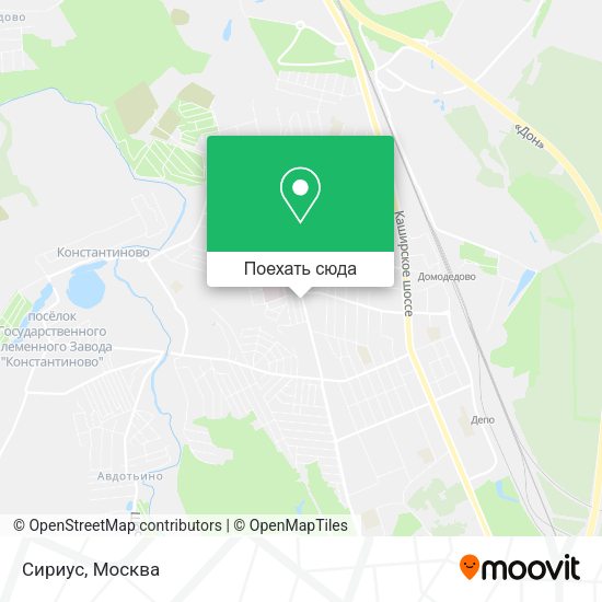 Карта Сириус