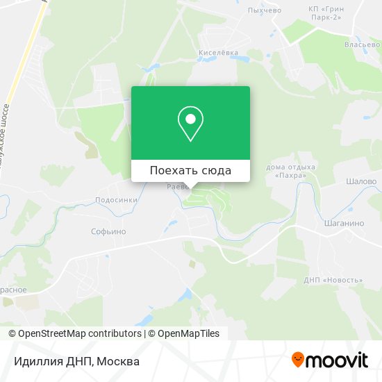 Карта Идиллия ДНП