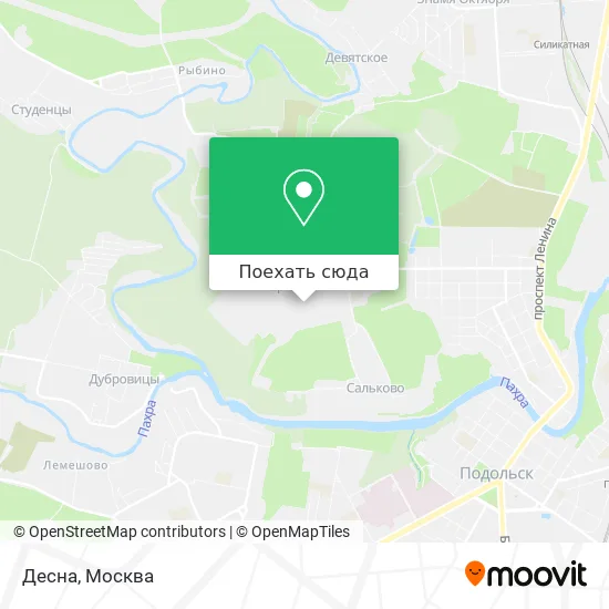 Карта Десна
