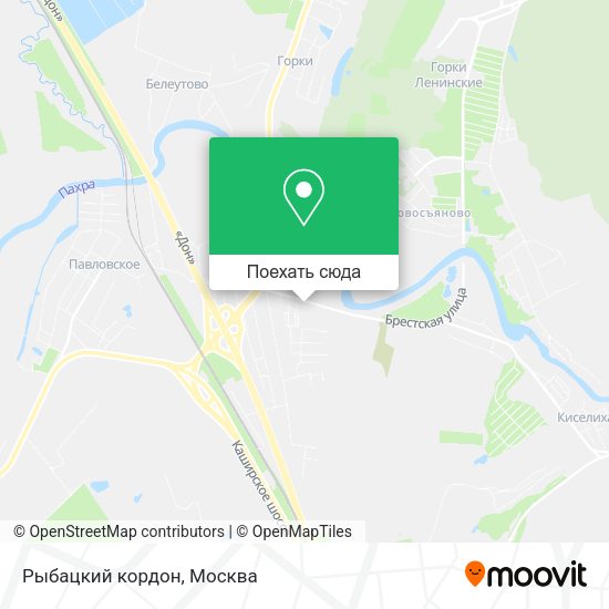 Карта Рыбацкий кордон