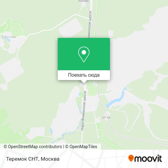 Карта Теремок СНТ