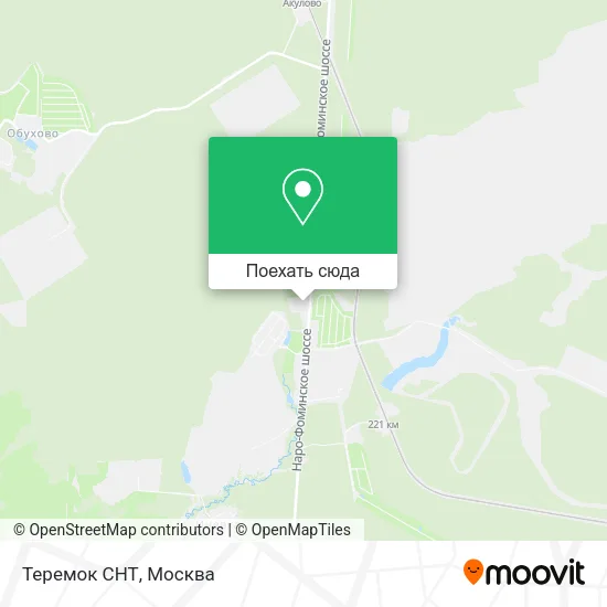 Карта Теремок СНТ