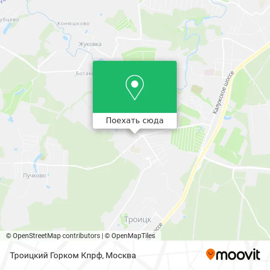 Карта Троицкий Горком Кпрф