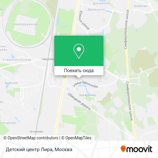 Карта Детский центр Лира