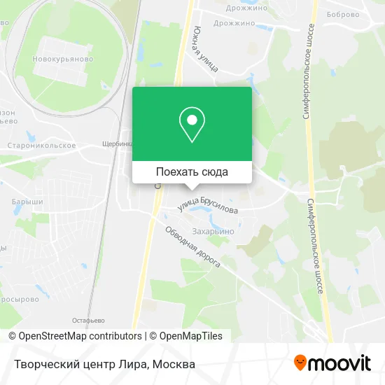 Карта Творческий центр Лира