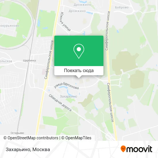 Карта Захарьино
