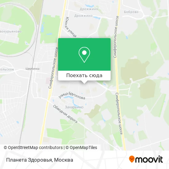 Карта Планета Здоровья
