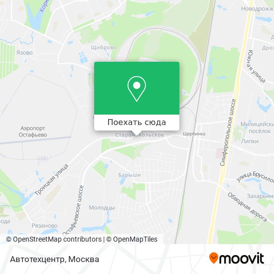 Карта Автотехцентр