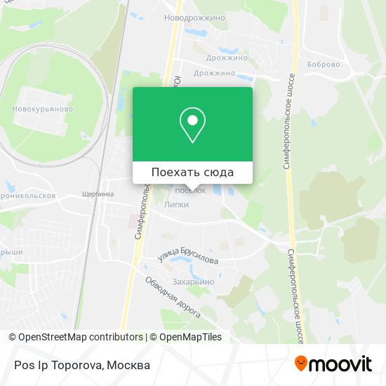 Карта Pos Ip Toporova