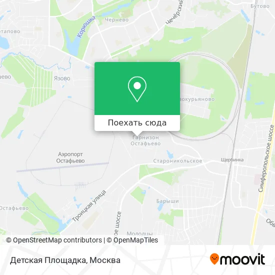 Карта Детская Площадка