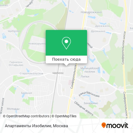 Карта Апартаменты Изобилие