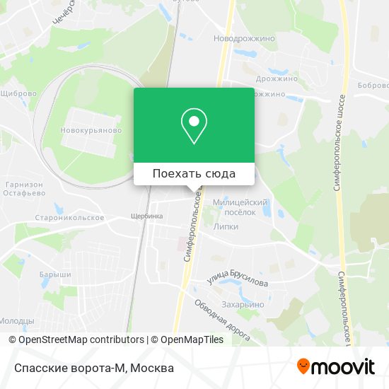 Карта Спасские ворота-М