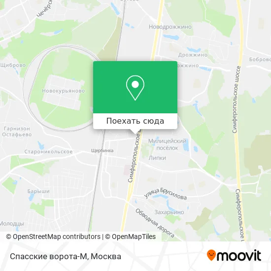 Карта Спасские ворота-М