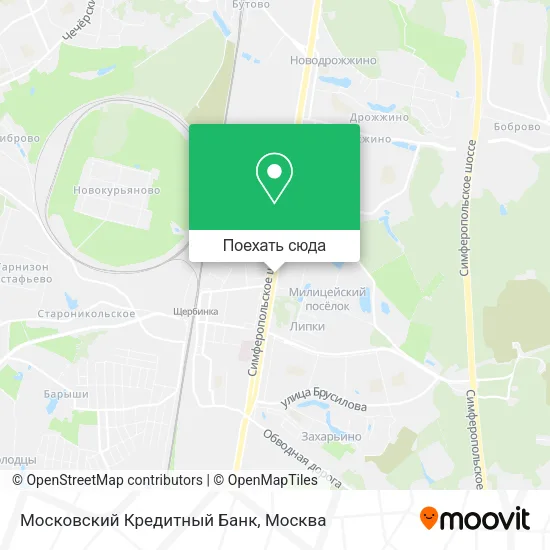 Карта Московский Кредитный Банк