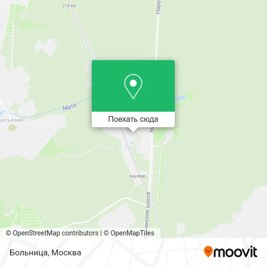 Карта Больница