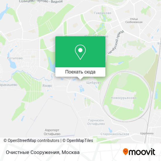 Карта Очистные Сооружения
