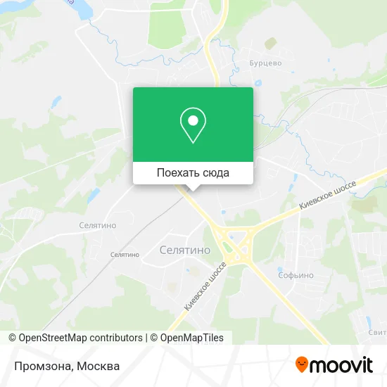 Карта Промзона