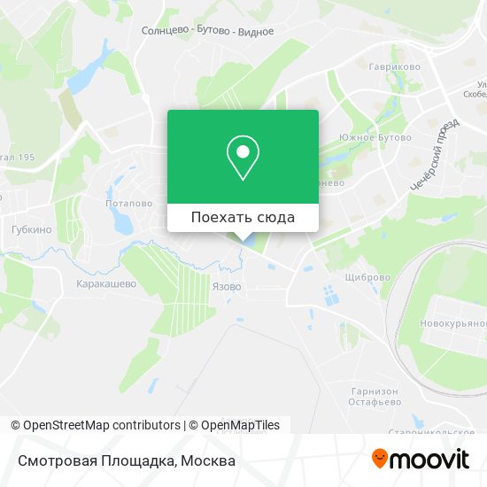 Карта Смотровая Площадка