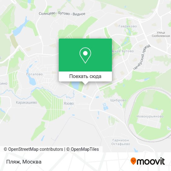 Карта Пляж