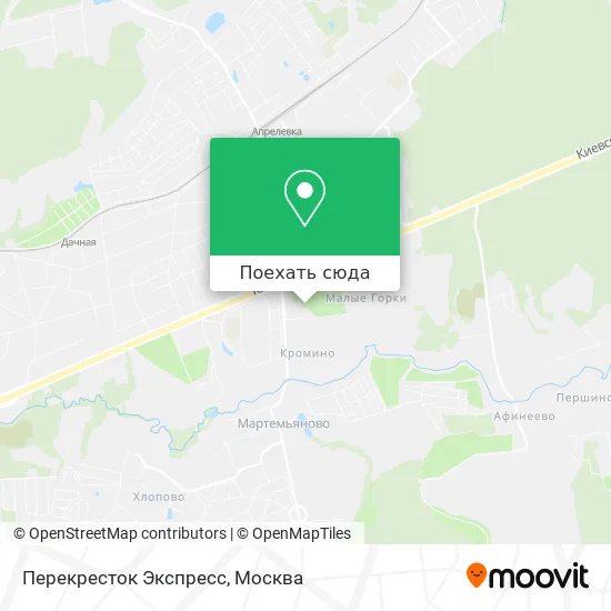 Карта Перекресток Экспресс