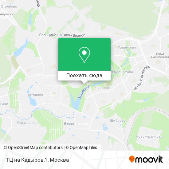 Карта ТЦ на Кадыров,1