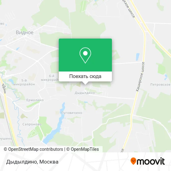 Карта Дыдылдино