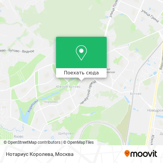Карта Нотариус Королева
