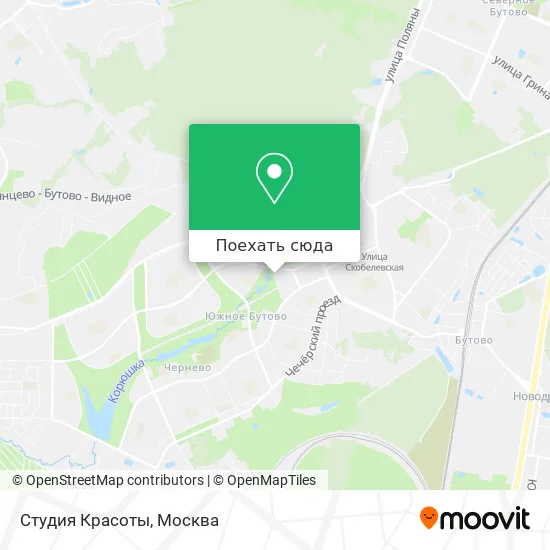 Карта Студия Красоты
