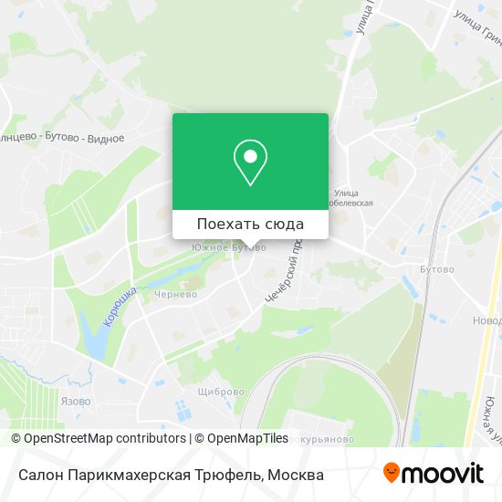 Карта Салон Парикмахерская Трюфель