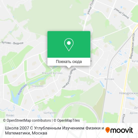 Карта Школа 2007 С Углубленным Изучением Физики и Математики