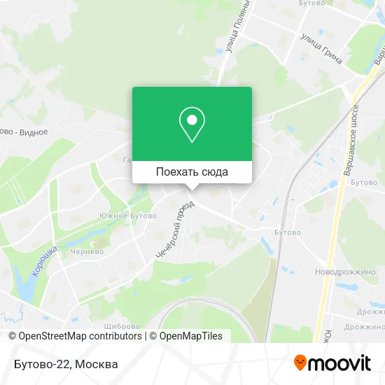 Карта Бутово-22