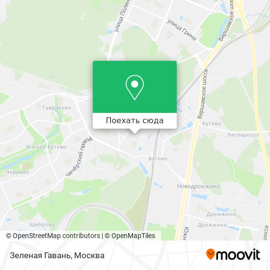 Карта Зеленая Гавань