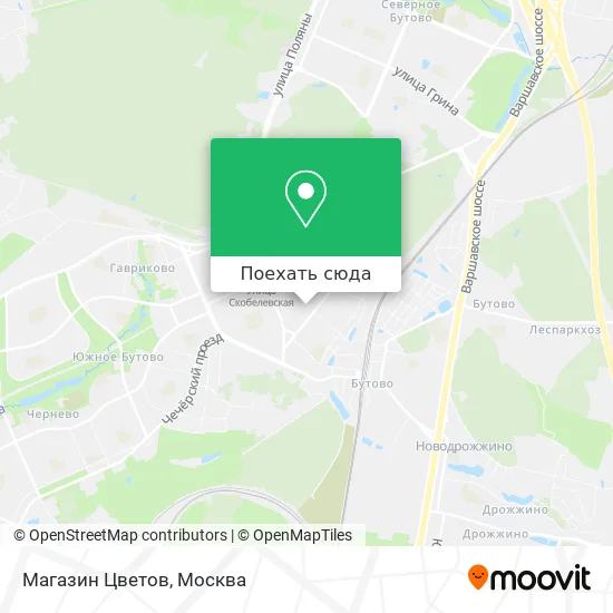 Карта Магазин Цветов