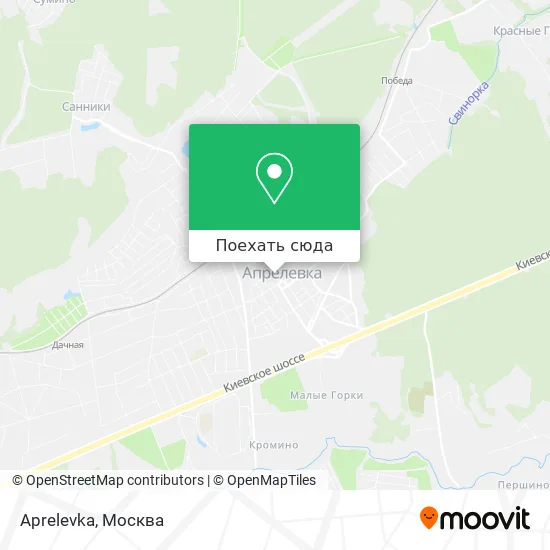 Карта Aprelevka