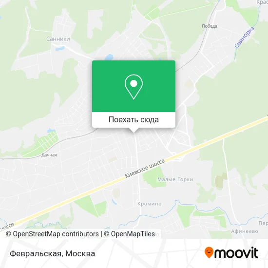 Карта Февральская