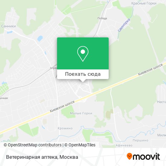 Карта Ветеринарная аптека