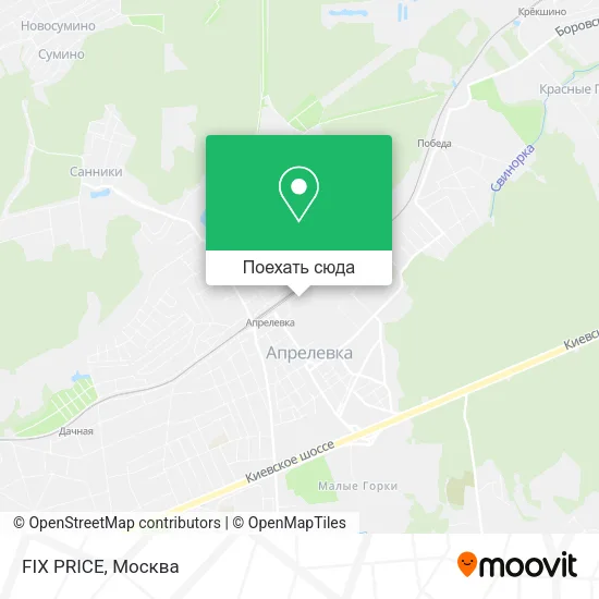 Карта FIX PRICE
