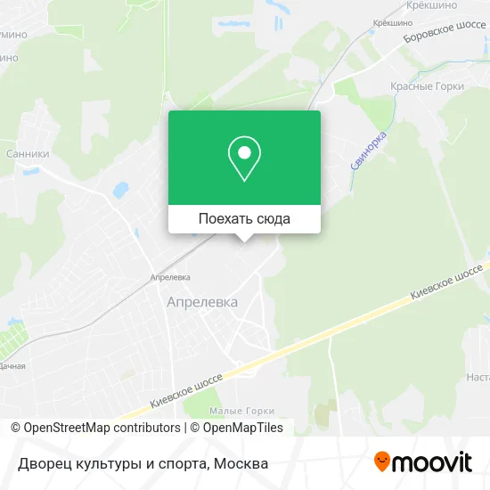 Карта Дворец культуры и спорта