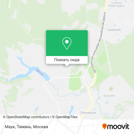 Карта Маук, Тамань