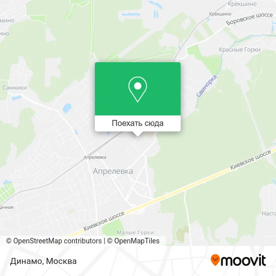 Карта Динамо