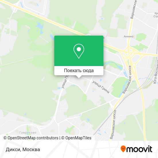 Карта Дикси