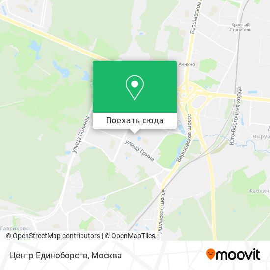 Карта Центр Единоборств