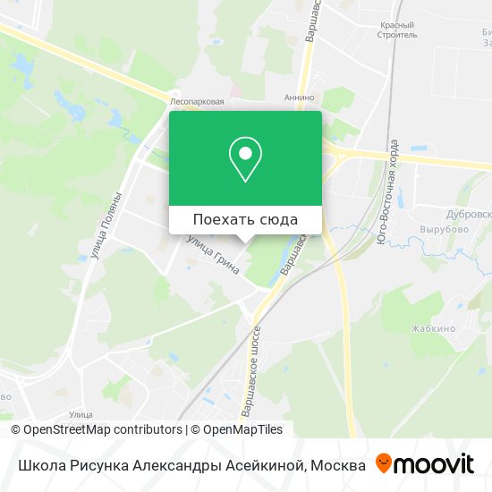 Карта Школа Рисунка Александры Асейкиной