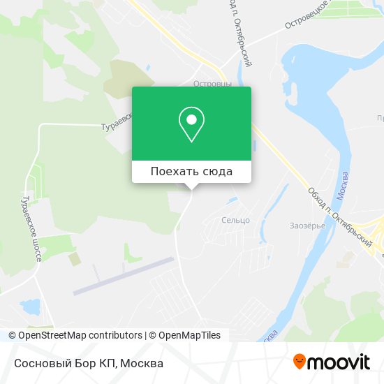 Карта Сосновый Бор КП